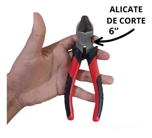 Kit de Alicates Essenciais Gadan - Bico, Corte e Universal - Imagem 3