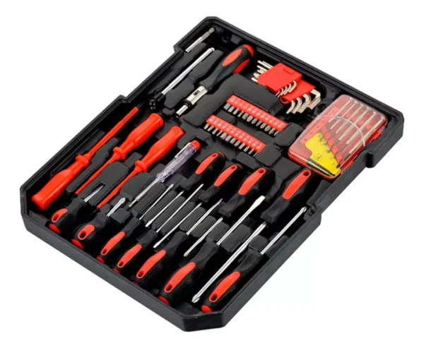Kit Maleta De Ferramentas Lorben 186 Pçs Cromo Vanadium Com Rodas - Imagem 4