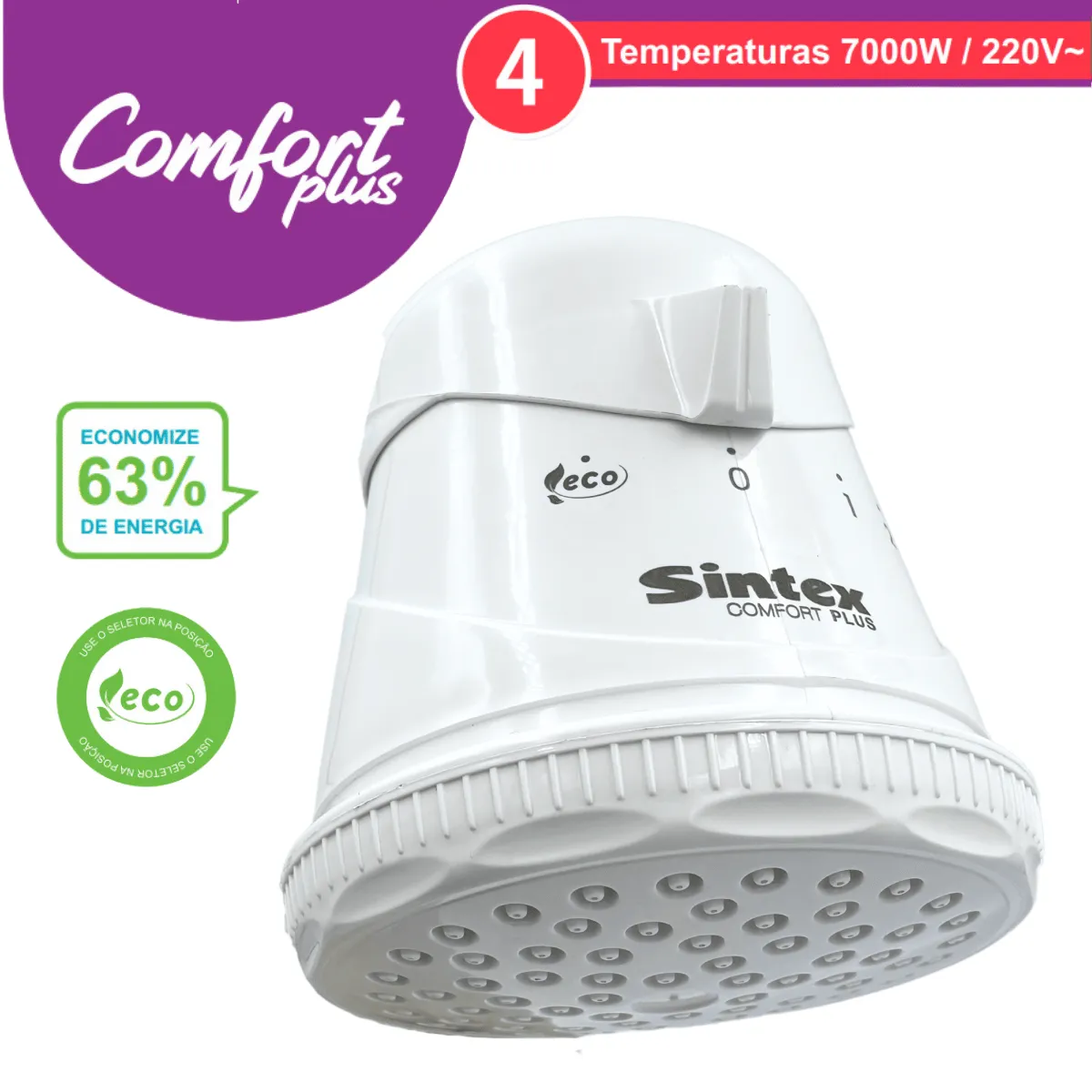 Ducha Comfort Plus 4 Temperaturas /Ref: DCP155, DCP270 - Imagem 3