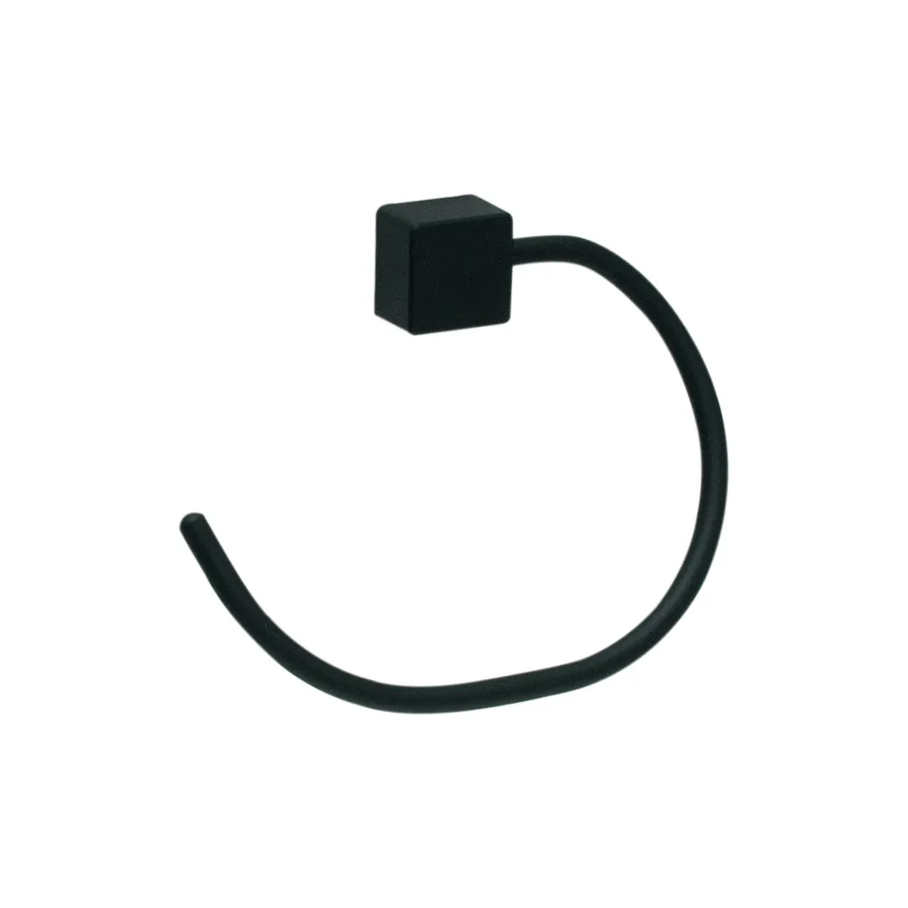 Kit para Banheiro Class Urbana 5 pecas Quadrado Black